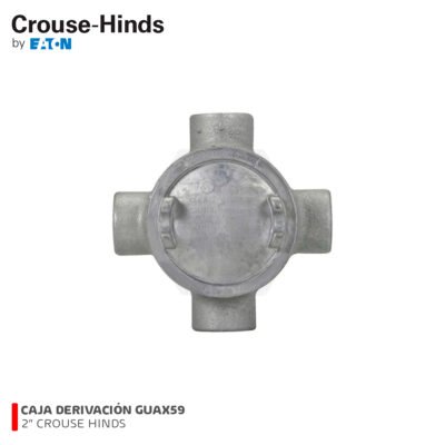 CAJA DERIVACIÓN GUAX69 2 C/TAPA CL1 DIV1 UL CROUSE HINDS
