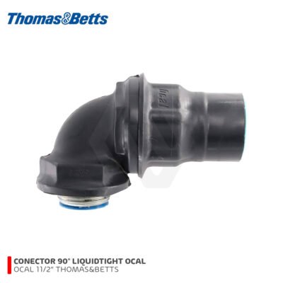 CONECTOR 90° LIQUIDTIGHT OCAL 11/2 CON REVESTIMIENTO PVC THOMAS&BETTS