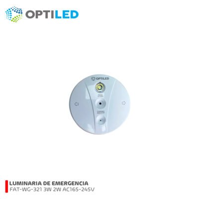 LUMINARIA EMERGENCIA 2W AC165-245V OPTILED