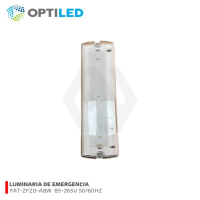 LUMINARIA EMERGENCIA 8W 85-265V 50/60Hz OPTILED