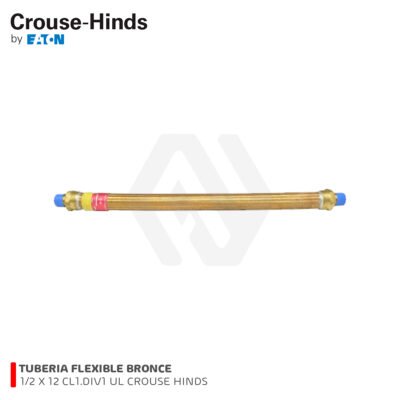 TUBERIA FLEXIBLE BRONCE 1/2 X 12 CL1.DIV1 UL ECGJH112 CR.HIN