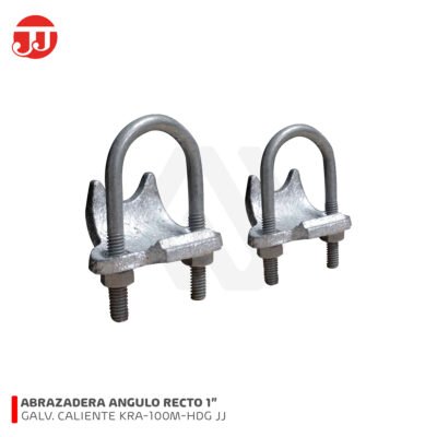 ABRAZADERA ANGULO RECTO 1″ GALV. CALIENTE UL E317579 KRA-100M-HDG JJ