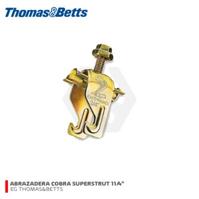 ABRAZADERA SUPERSTRUT COBRA 11/4″ GALVANIZADA THOMAS&BETTS