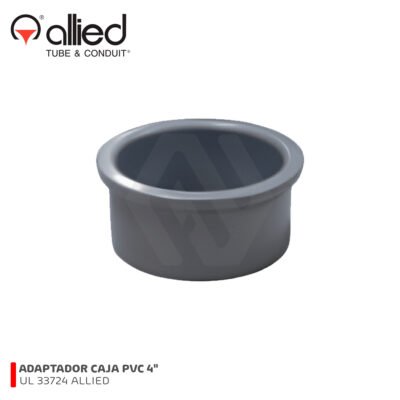 ADAPTADOR CAJA PVC 4″ CON UL 33724 ALLIED