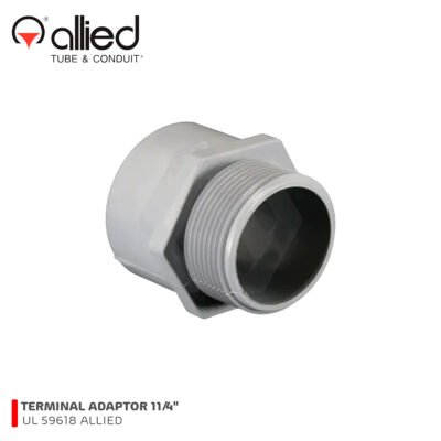 TERMINAL ADAPTOR 11/4″ CON UL 59618 ALLIED